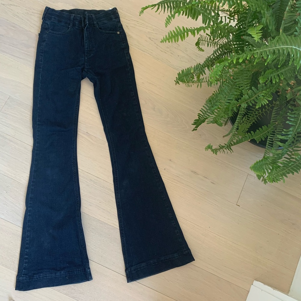 Stella McCartney dark denim flare jeans